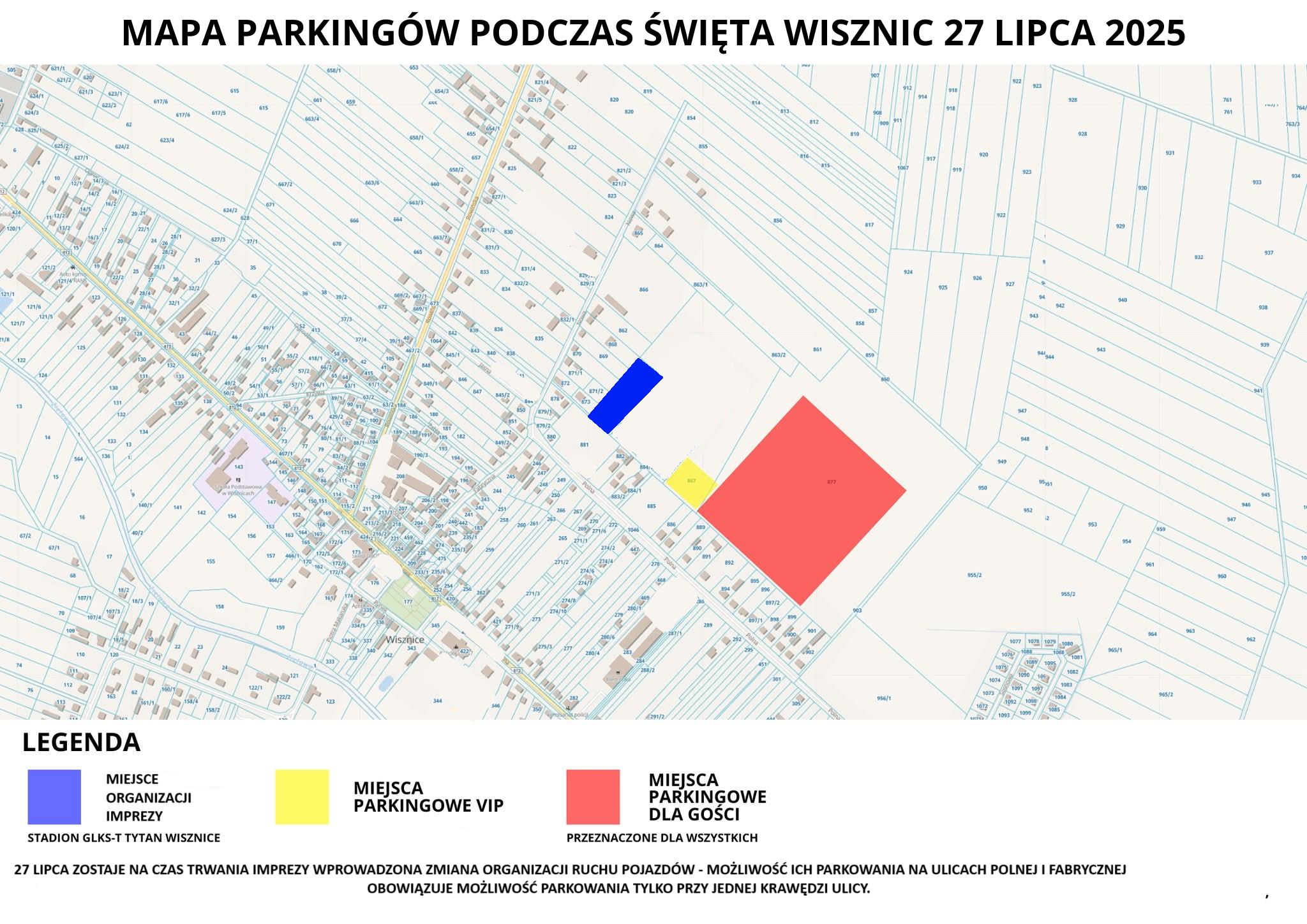 UWAGA! Inormacje porzadkowe w sprawie organizacji Święta Wisznic 2025 