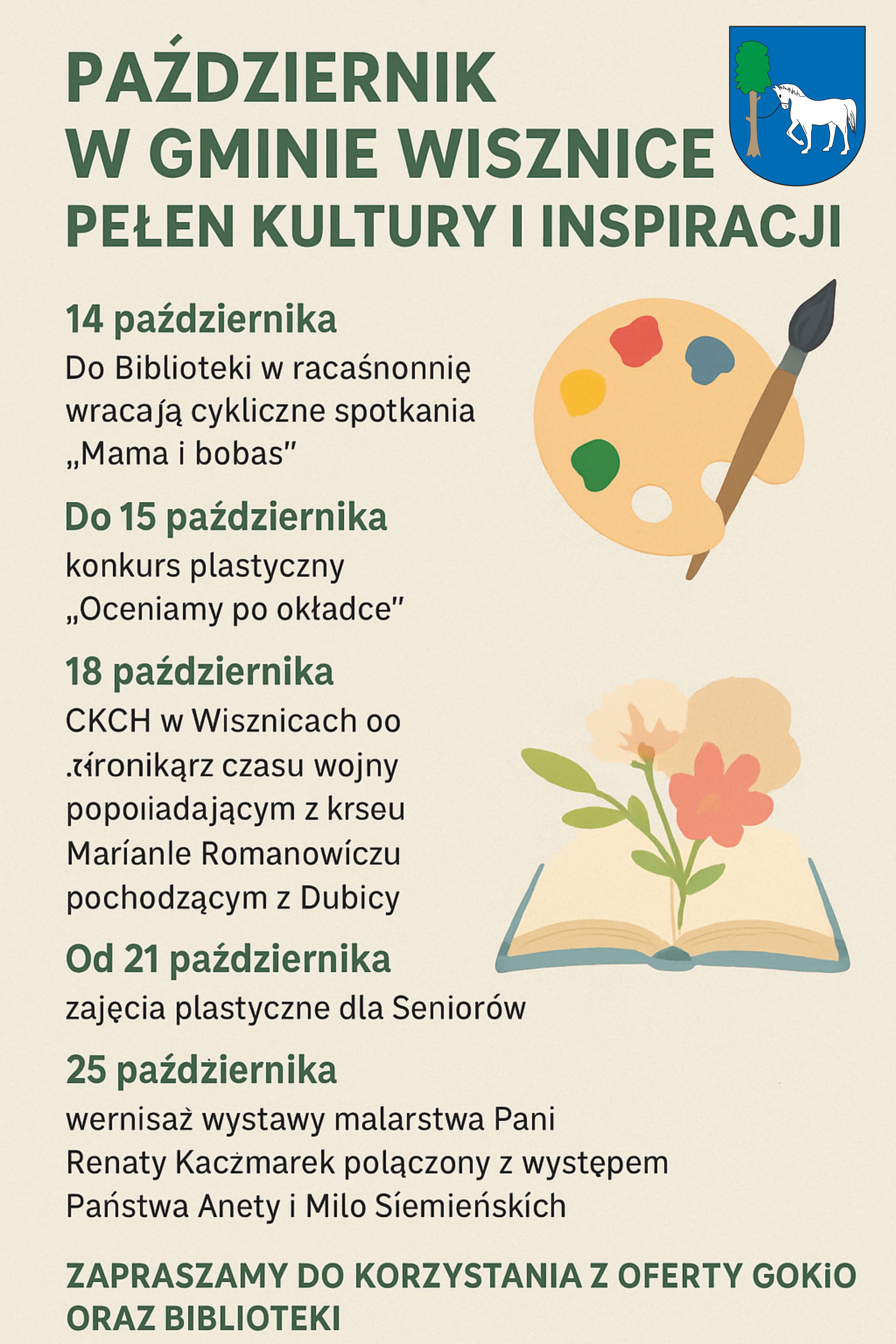 Październik w Gminie Wisznice pełen kultury i inspiracji